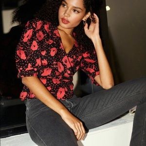 Rouje louisette top in taille size 34